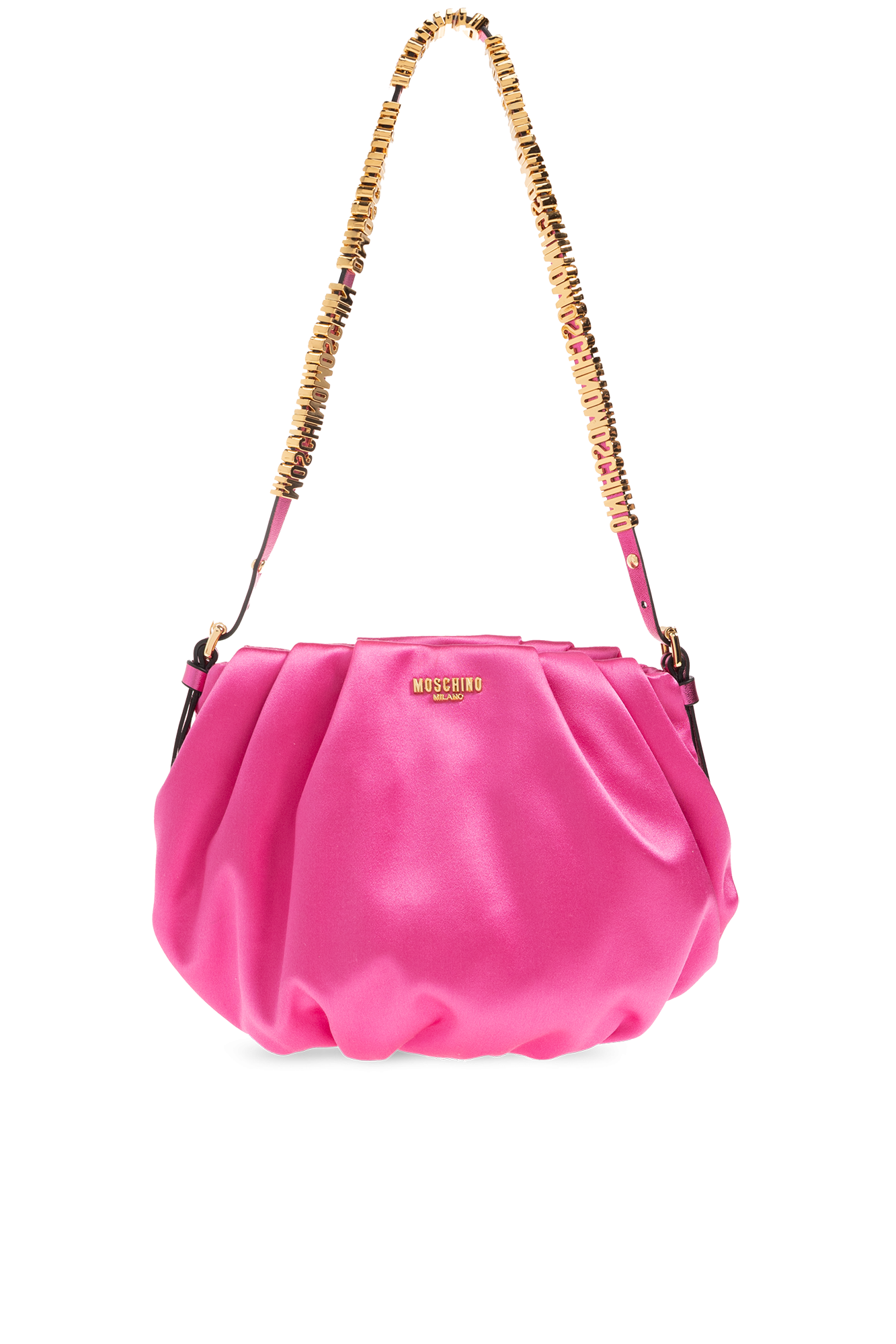 Moschino pink shoulder online bag